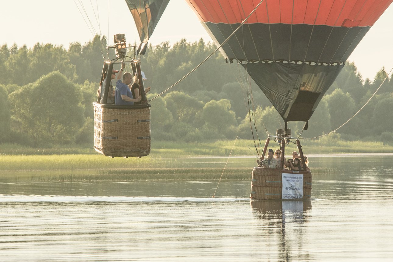 Полеты на воздушном шаре над Пушкином и Красным селом
